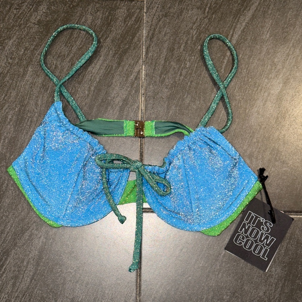 It’s Now Cool The Shine Push Pull Bikini Top